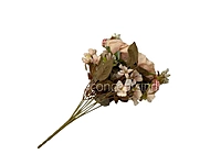Rustic Charm Rose Bunch-Blush Beige