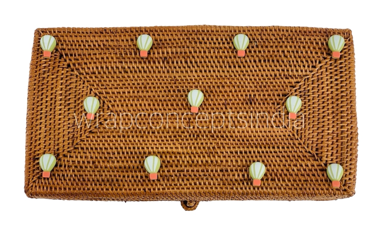 Hot Air Balloon Accessory - Sage Green/Lilac/Mustard