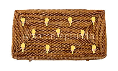 Baby Rattle with Bow Accessory - Lemon