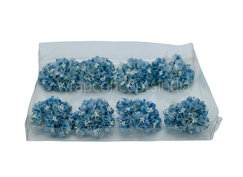 Blue Flowers with Glitter Pollen