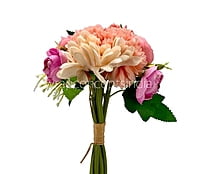 Carnation, Dahlia & Peony Bunch - Multicolour