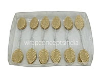 Gold/Silver Leaves On stick
