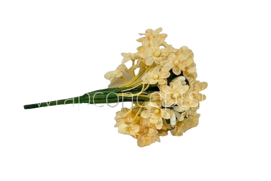 Small Silk Flowers - Lemon