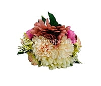 Carnation, Dahlia & Peony Bunch - Multicolour