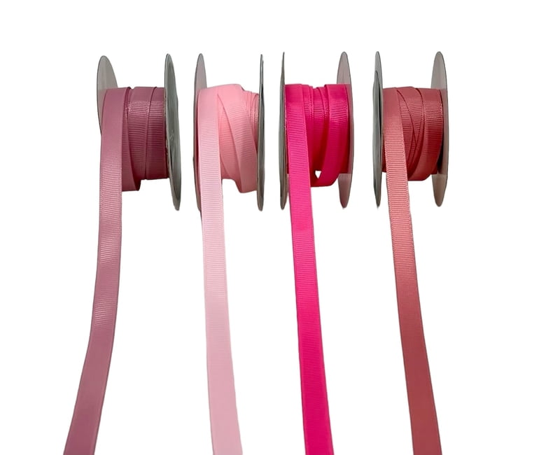 Grosgrain Ribbon 10 MM - Shades of Pink