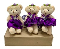 Teddy With Orange Dress & Bow