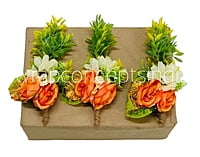 Lime Green & Fuchsia Pink Petunia Ready Bunch