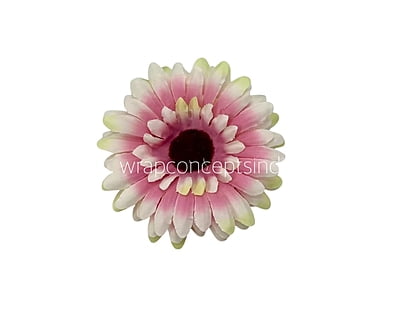 Cream with hints of Pink & Lemon Sunflower