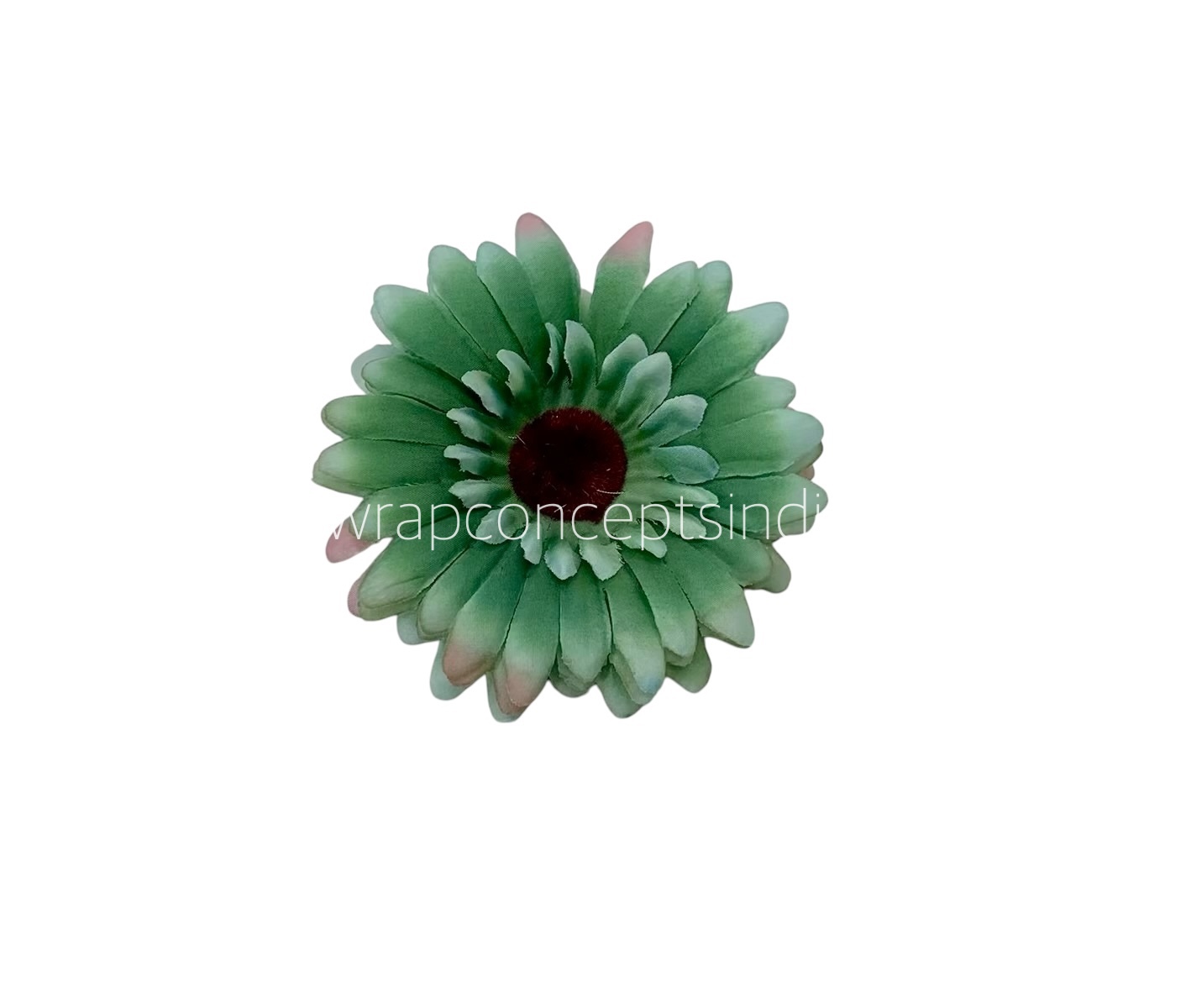 Seafoam with Peach Sunflower