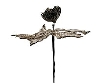 Medium Flower with Glitter Edges