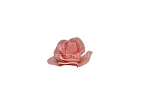 Peach Medium Foam Rose With Net