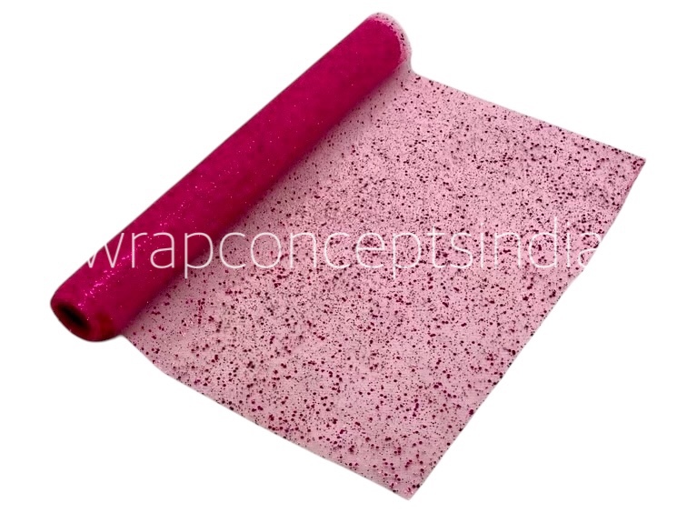 Fuchsia Glitter Soft Net