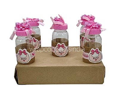 Baby Bottle with Natural Jute