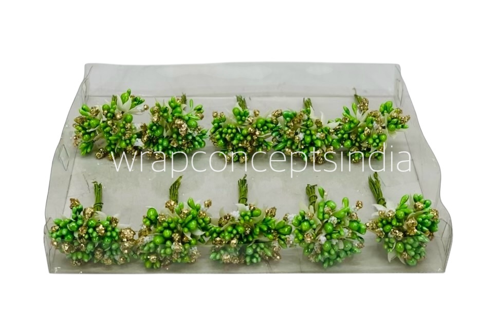 Lime & Glitter Gold Pollens