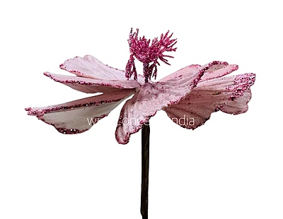 Big Flower with Glitter Centre & Edges