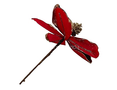 Velvet Flower with Gitter Pine Center