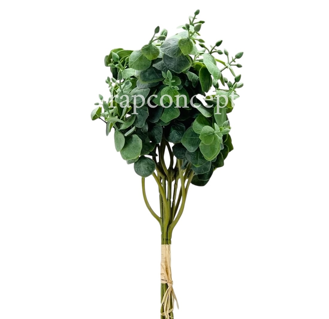 Dense Eucalyptus Leaves Bunch