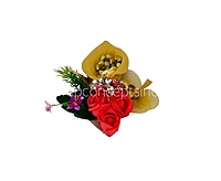 Red Foam Roses Ready Bunch