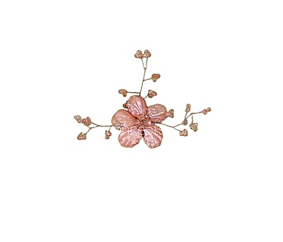 Acrylic Flowers with Pearl Add-ons- Multicolor