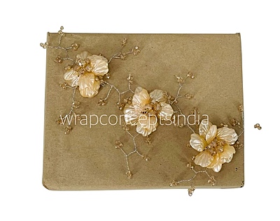 Acrylic Flowers with Pearl Add-ons- Multicolor