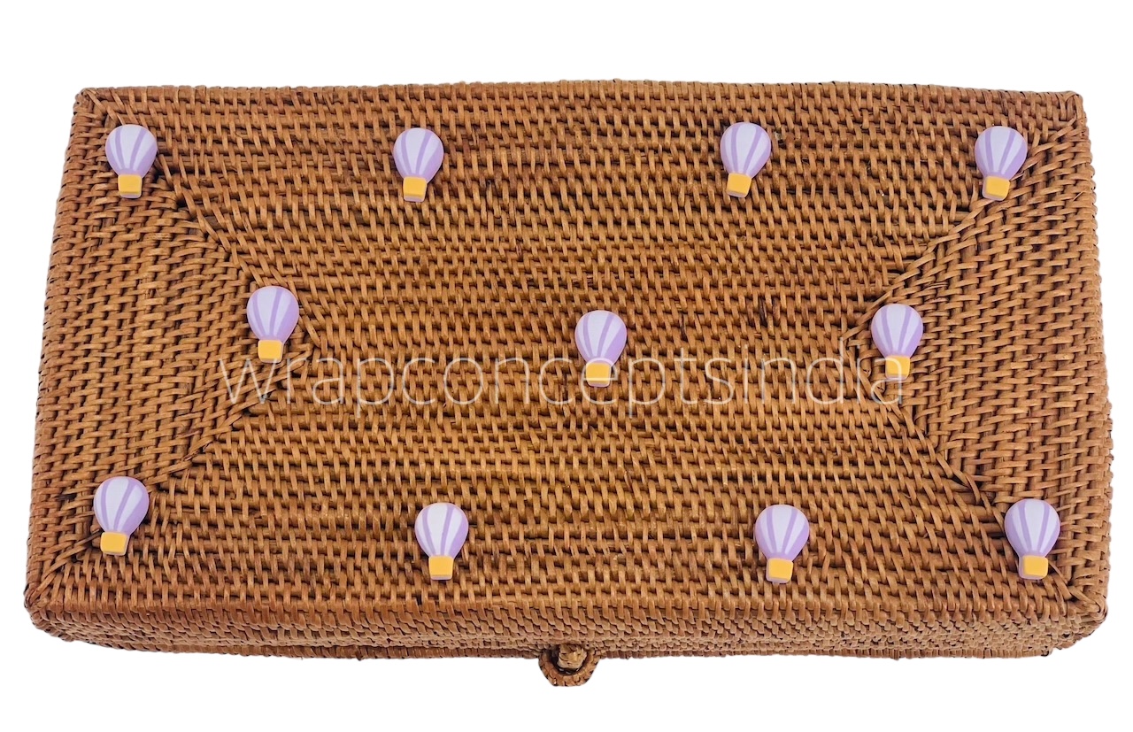 Hot Air Balloon Accessory - Sage Green/Lilac/Mustard