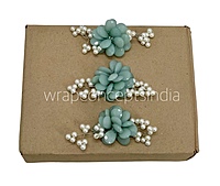 Stone Flowers with Pearl Add-ons- Multicolor