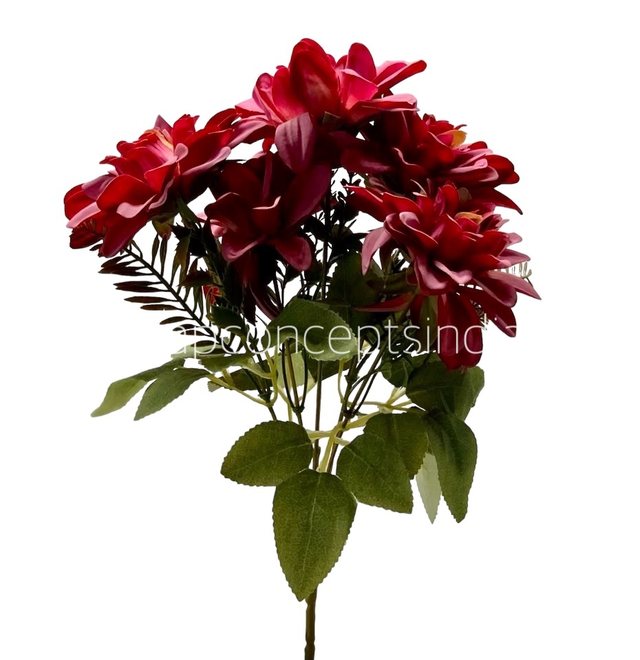 Blue & Green Small Carnation Bunch