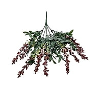 Leaves Bunch with Frosted Fern