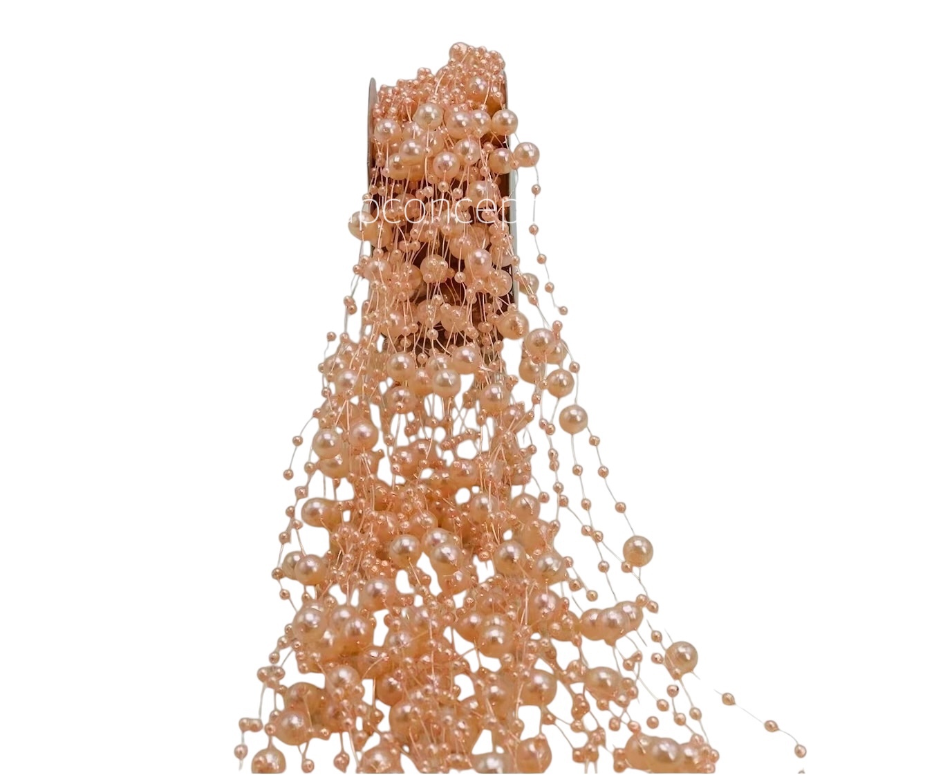 Pearl Strings- Dark Peach (Pack of 50)