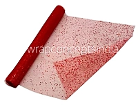 Red Glitter Soft Net