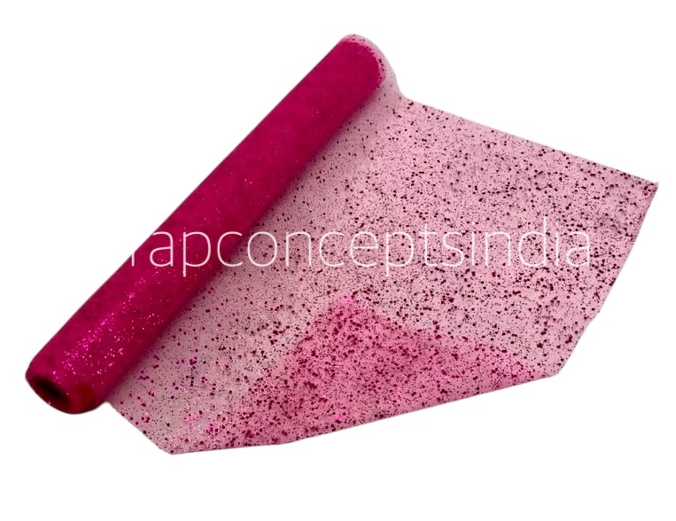 Fuchsia Glitter Soft Net