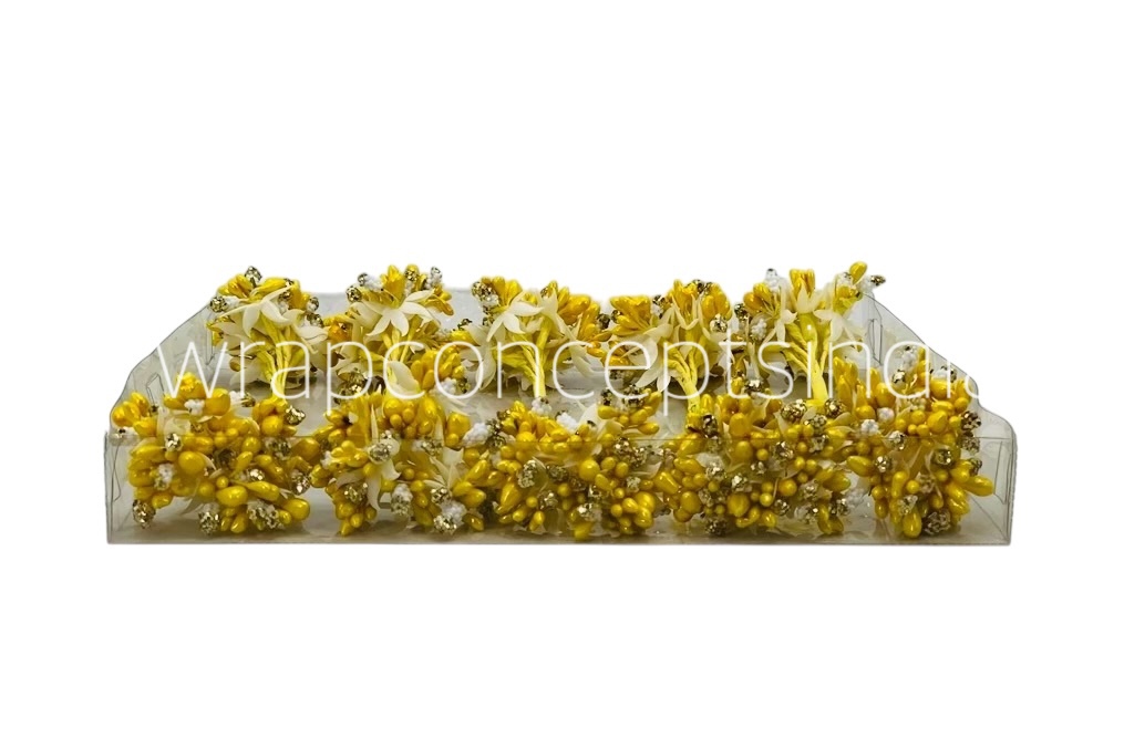 Yellow & Glitter Gold Pollens