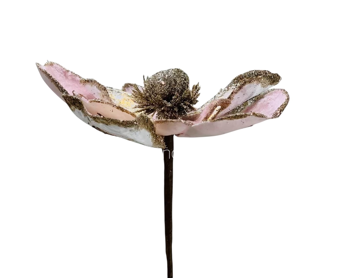 Metallic Texture & Velvet Flower