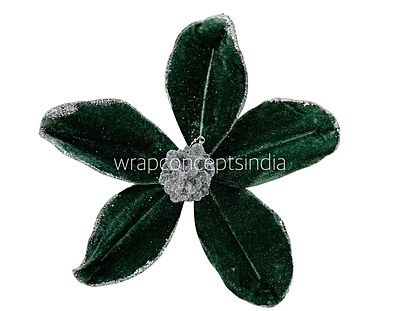 Velvet Flower with Gitter Pine Center