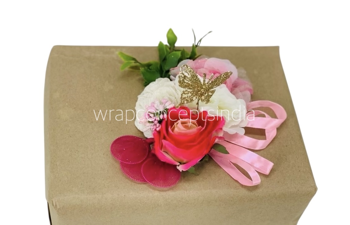Fuchsia & Ivory Flowers Ready Bunch
