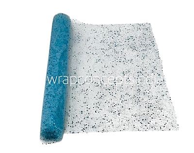 Blue Glitter Soft Net