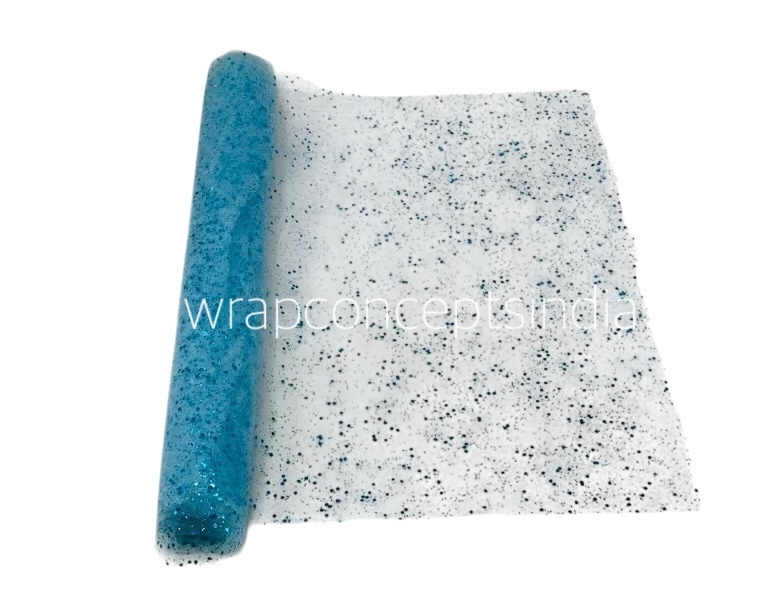 Blue Glitter Soft Net