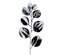 Gold/Silver Rubber Leaves Stick