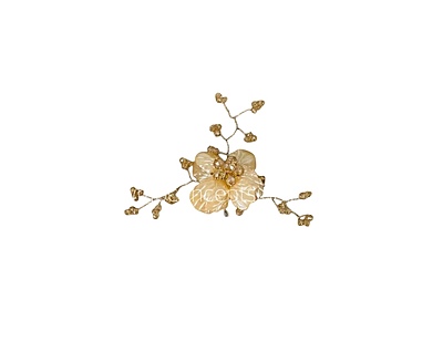 Acrylic Flowers with Pearl Add-ons- Multicolor