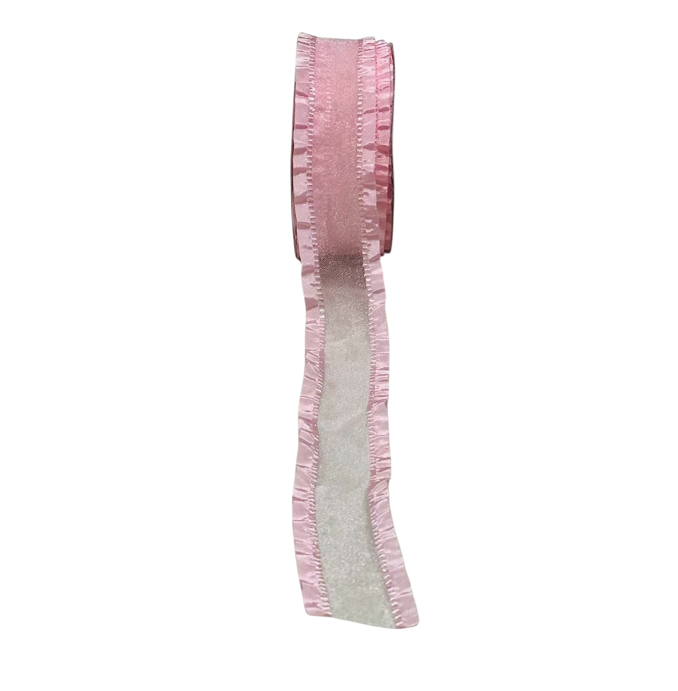 Sheer Ribbon With Frill Edges