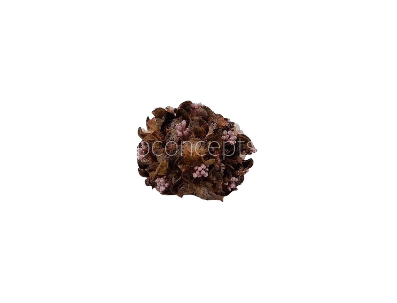 Brown Flowers with Pink Glitter Pollen