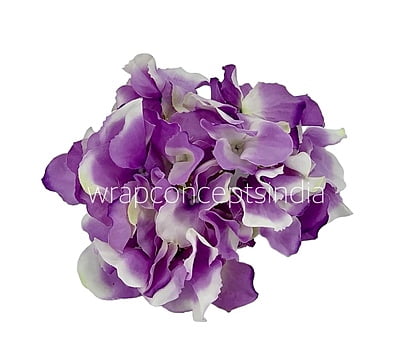 Hydrangeas - Dark Purple & White