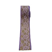 Jute Ribbon with Lilac Net Lace