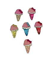 Ice Cream Cone Accessories - Gold