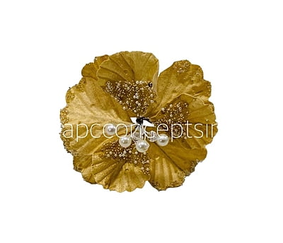 Big Flower with Pearl Center