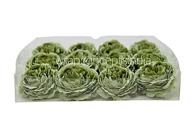Sage Green Ornate Peony