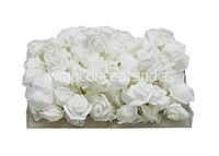 White Medium Foam Rose