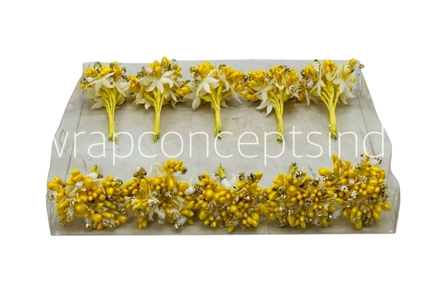 Yellow & Glitter Gold Pollens