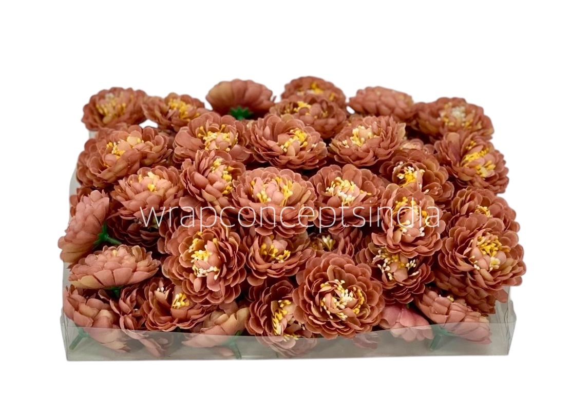 Cherry Wood Small Dahlia