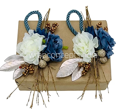 Steel & White Rose Ready Bunch